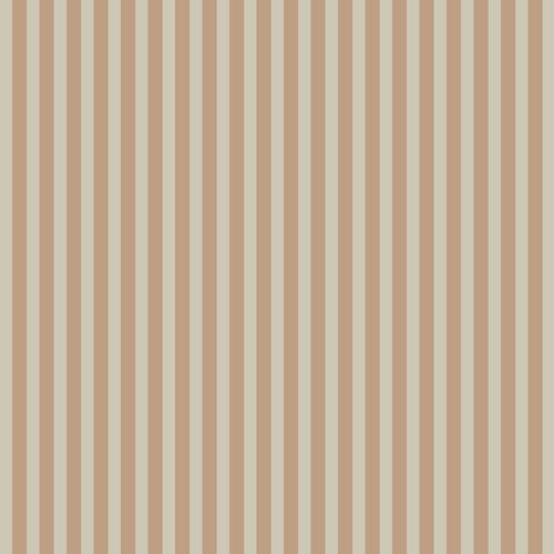 Papier peint enfants rayures vintage beige et marron 50x280cm