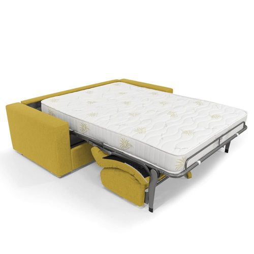 Canapé Convertible Matelas H20 220 Cm Jaune