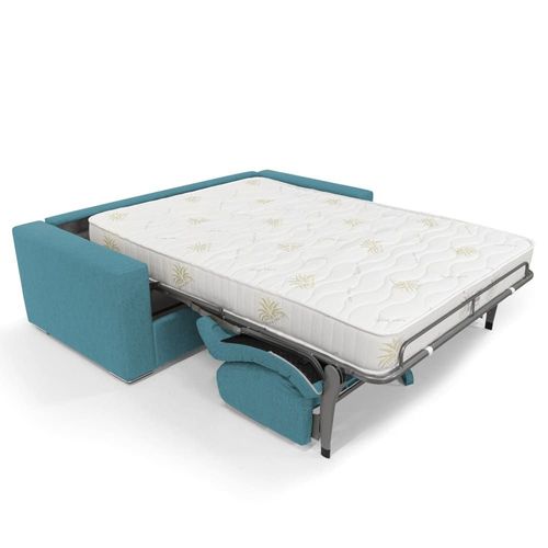 Canapé Convertible Matelas H20 220 Cm Bleu Ciel