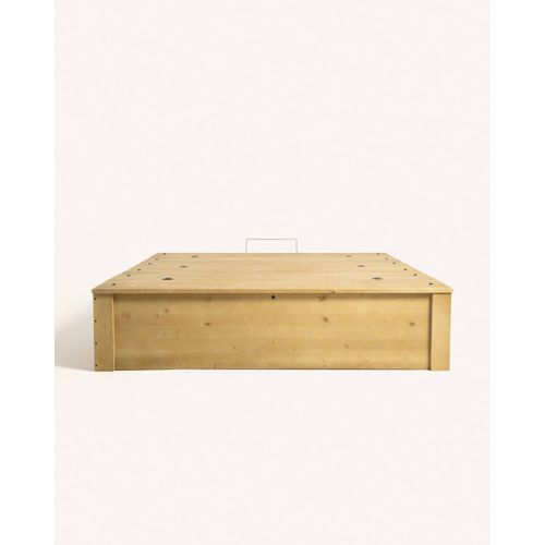 Canapé En Bois De Couleur Naturel 180 Cm