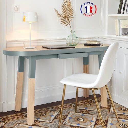 Bureau Console 140 Cm, 100% Frêne Massif