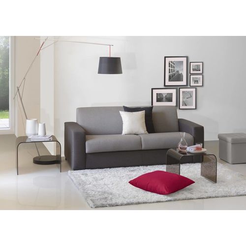 Canapé Lit 2 Places En Tissu Gris, Anthracite 180x95 Cm