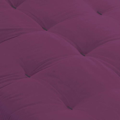 Matelas Futon Coton Traditionnel, 13cm Violet 90x190