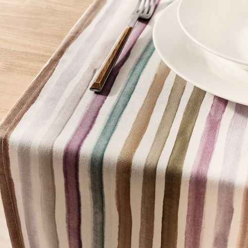 Chemin De Table En Coton Multicolor 140x45