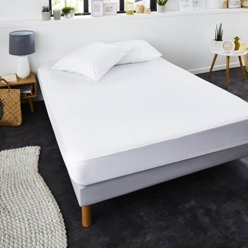 Protège matelas imperméable micro-respirant jersey polyester 70x140 cm