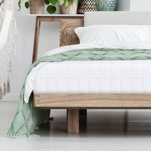 Matelas soutien ferme et housse lavable 140x190 cm épaisseur 15 cm