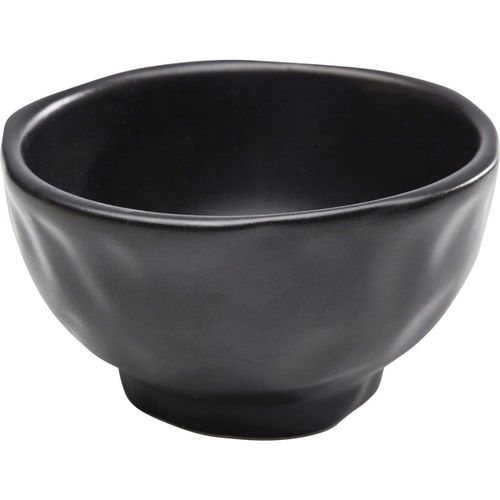 Bol En Grès Noir D15 - Lot De 4