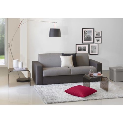 Canapé Lit 3 Places En Tissu Gris, Anthracite 200x95 Cm