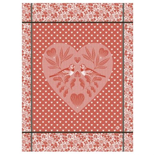 Torchon En Coton Coquelicot 60 X 80
