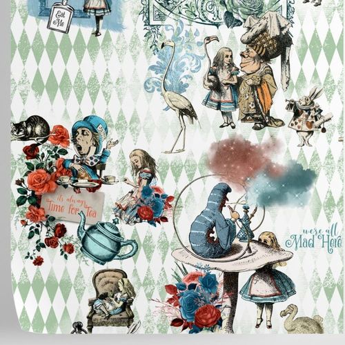 Papier Peint Alice,papier écologique fin,200x280cm,8 feuilles
