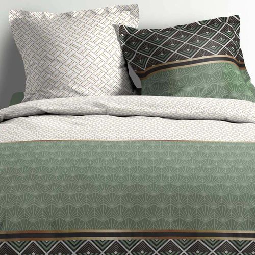 Parure De Lit Esprit Art Déco Coton Multicolore 220 X 240
