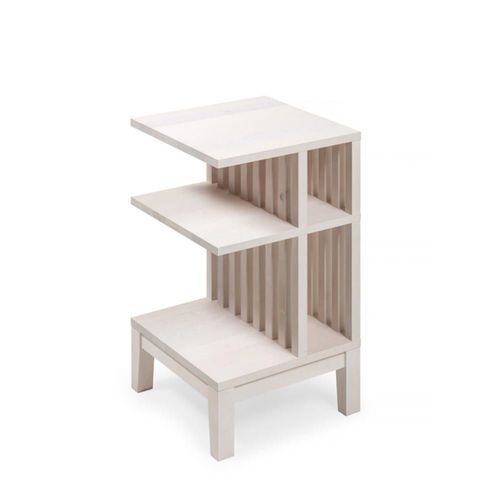 Table De Chevet En Hêtre Blanc Huilé
