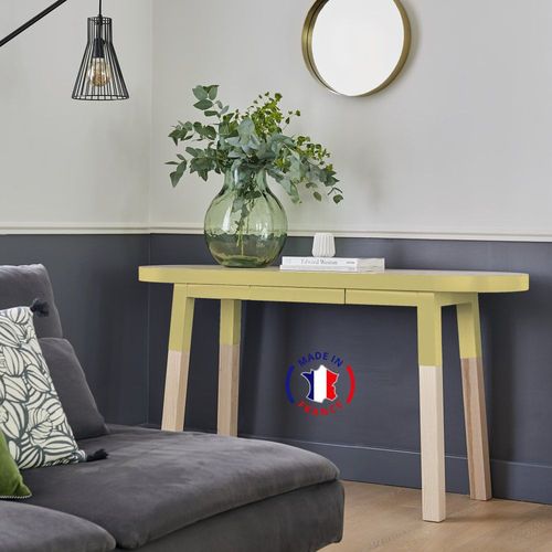 Console Ovale 140 Cm, 100% Frêne Massif