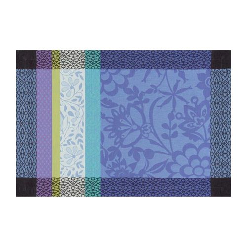 Set De Table En Coton Bleu Lavande 54 X 38