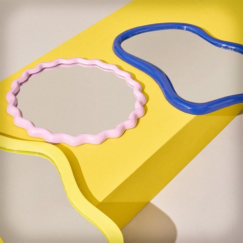 Miroir rond ø40cm - Rose