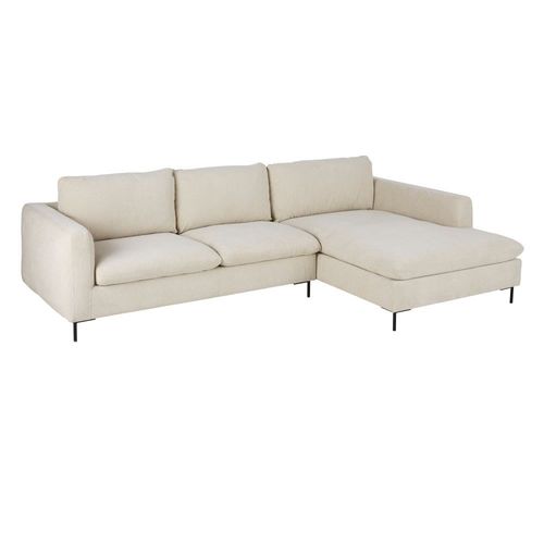 Canapé D'angle Droit 4/5 Places Beige Chiné