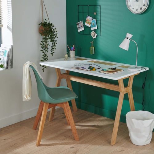 Bureau Scandinave 120 Cm Blanc
