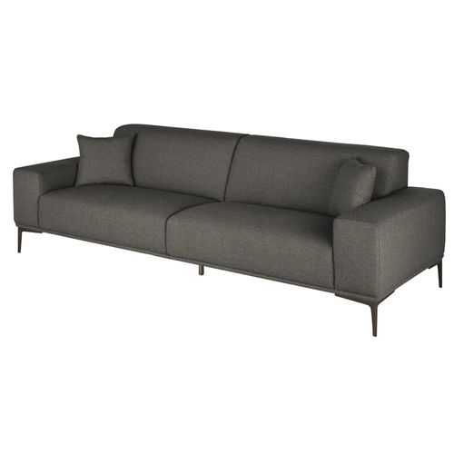 Canapé 3/4 Places Gris Anthracite Chiné
