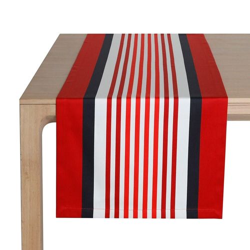 Chemin De Table Coton Rouge 50x155