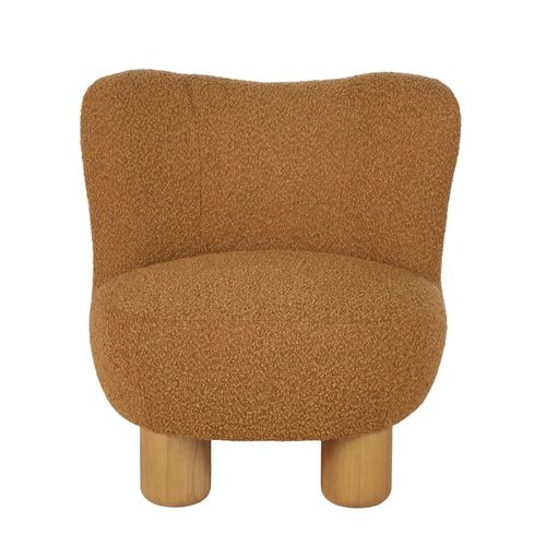 Fauteuil Bouclettes Marron