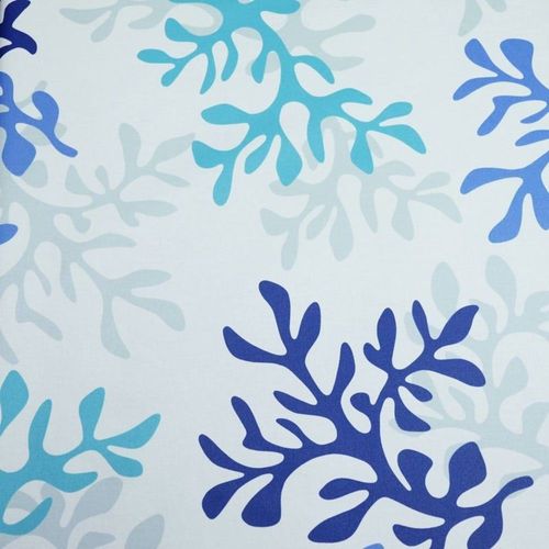 Nappe Coton Enduit Bleue Carrée 160 X 160 Cm