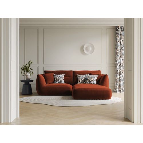 Canapé D'angle Modulaire 3 Places En Velours Auburn