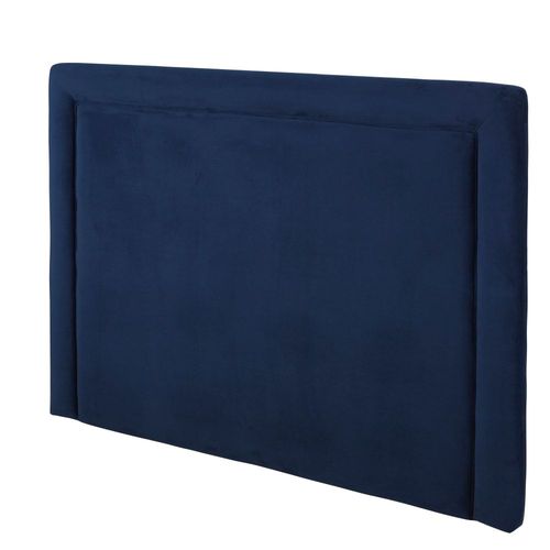 Tête De Lit 160 En Velours Bleu