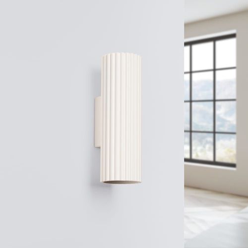 Applique Aluminium Beige H 20 Cm