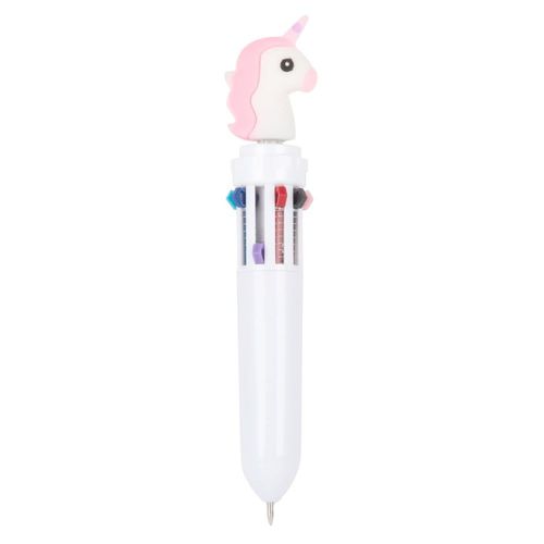Stylo Multi-Couleurs Licorne Blanc