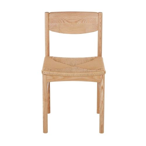 Chaise En Bois De Frêne Et Tressage