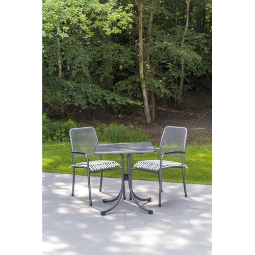 Chaise Empilable En Acier Gris