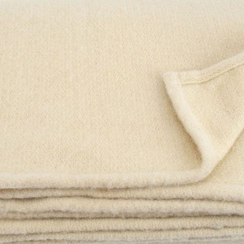 Couverture Laine Naturelle Naturel 240x260 Cm