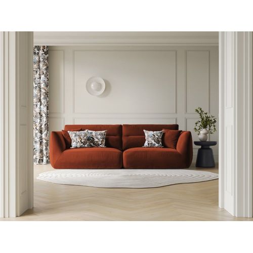Canapé Modulable 4 Places En Velours Auburn
