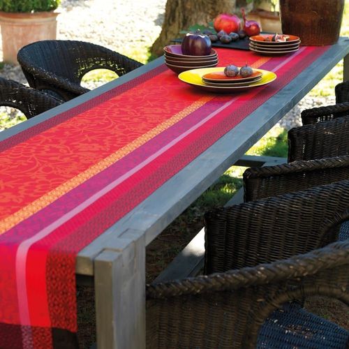 Chemin De Table En Coton Gariguette 55 X 150