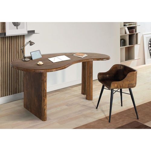 Table À Manger De Style Rustique En Bois De Teck