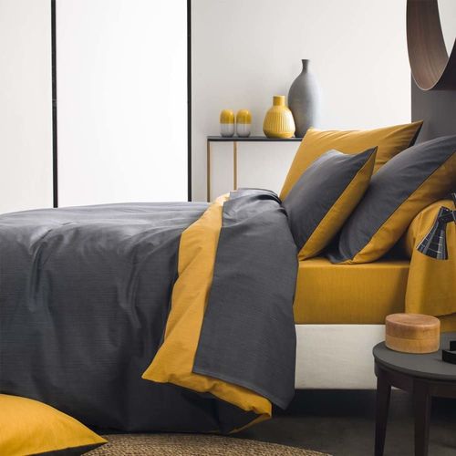 Taie D'oreiller Bicolore En Bambou Bicolore 63 X 63