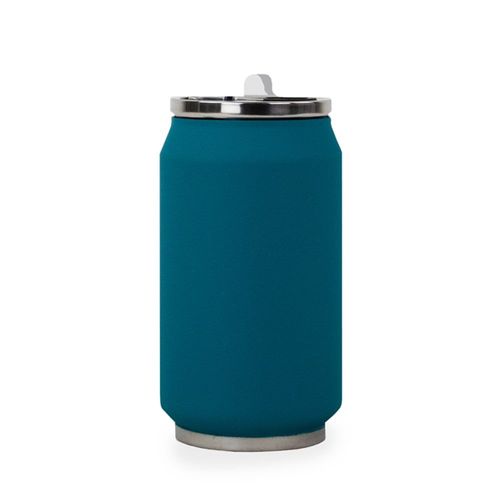 Canette Soft Isotherme 280 Ml Coloris Bleu Canard