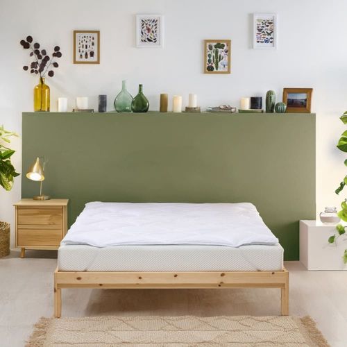 Surmatelas confort anti-acariens 140x190cm
