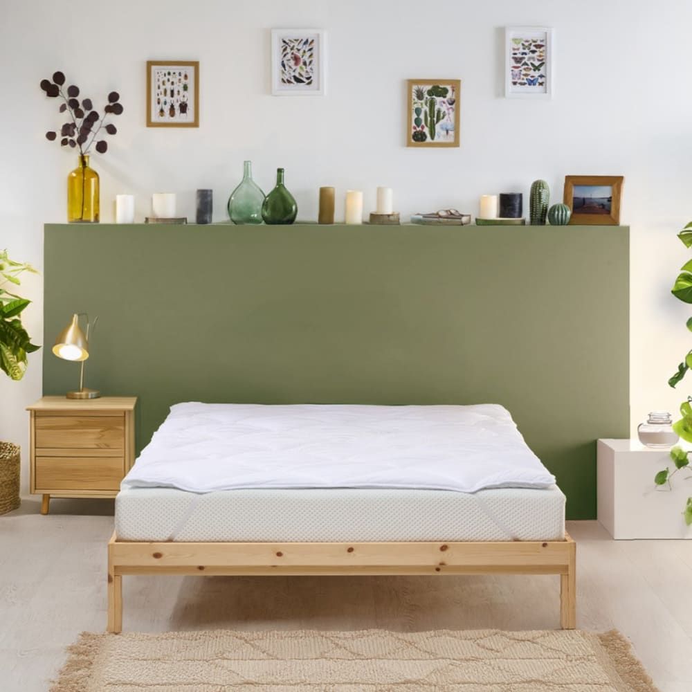 Surmatelas confort anti-acariens 180x200cm