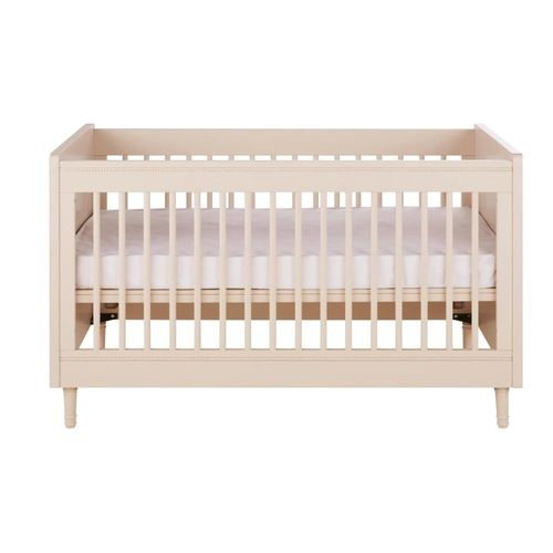 Lit Bébé Évolutif Beige Rosé 70x140