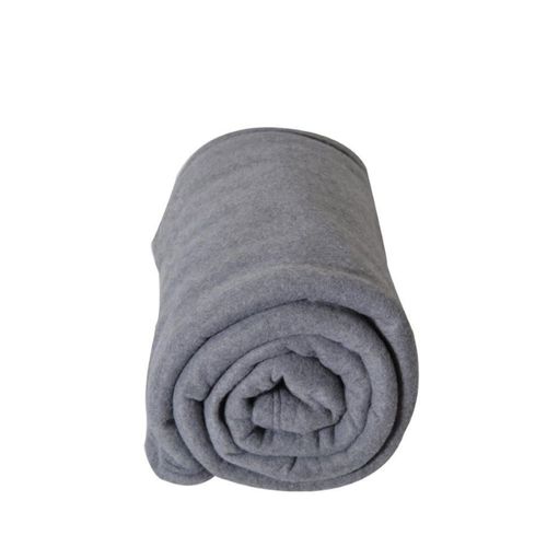 Couverture Polaire Grand Confort Polyester Argent 240x220 Cm