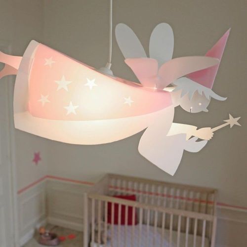 Suspension Enfants Fée Blanche 55cm
