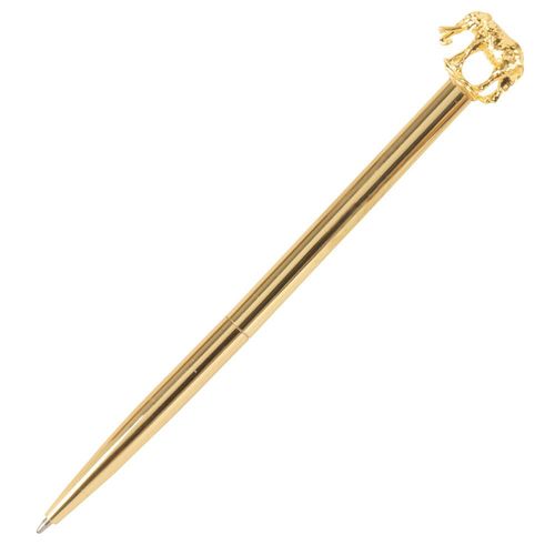 Stylo Doré Avec Éléphant