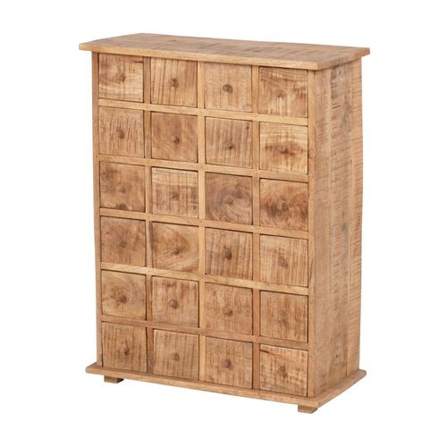 Meuble De Rangement Multi-Tiroirs En Bois De Manguier