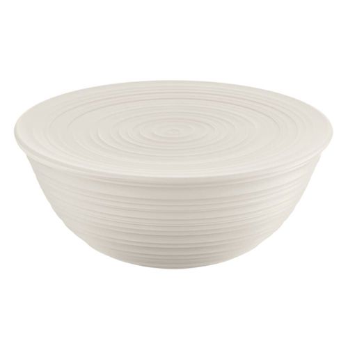 Saladier Avec Couvercle En Plastique Recyclé Blanc 30 Cm