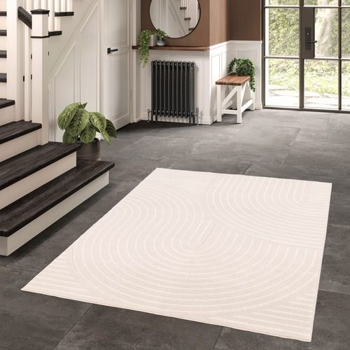 Tapis Contemporain À Motif Géométrique - 160x230cm