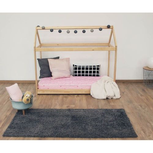 Matelas bébé 100% coton mousse ferme rose 90x190