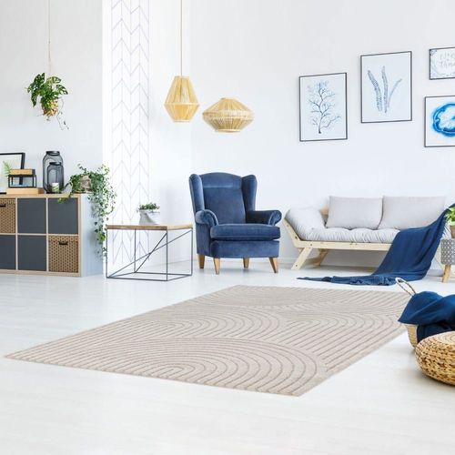 Tapis Contemporain À Motif Géométrique - 200x290cm