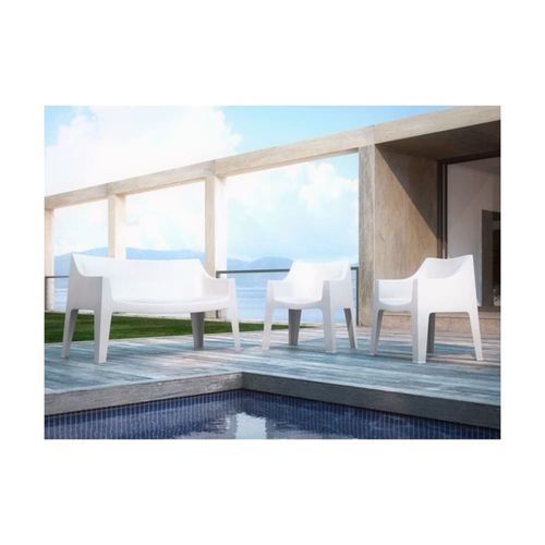 Chaise Design En Plastique Blanc
