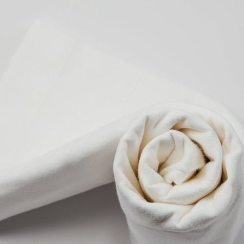 Drap Housse Flanelle En Molleton Blanc 90x200 Cm